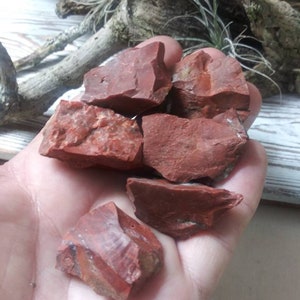 Red Jasper raw red jasper rough jasper jasper stones shamans stone image 5