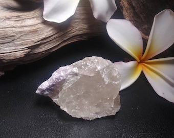 Smoky Quartz with Lepidolite - smoky quartz crystal - lepidolite crystal - calming stone - raw smoky quartz - raw lepidolite