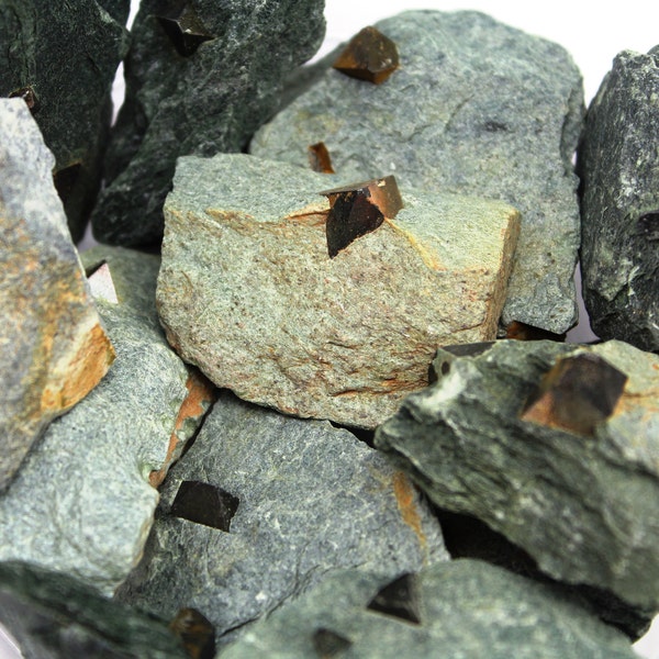 Magnetite Crystal in Talc Schist Matrix Mineral Specimen MAG3