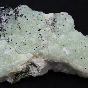 Prehnite and Quartz Crystal  Cluster Mineral Specimen PREQ10