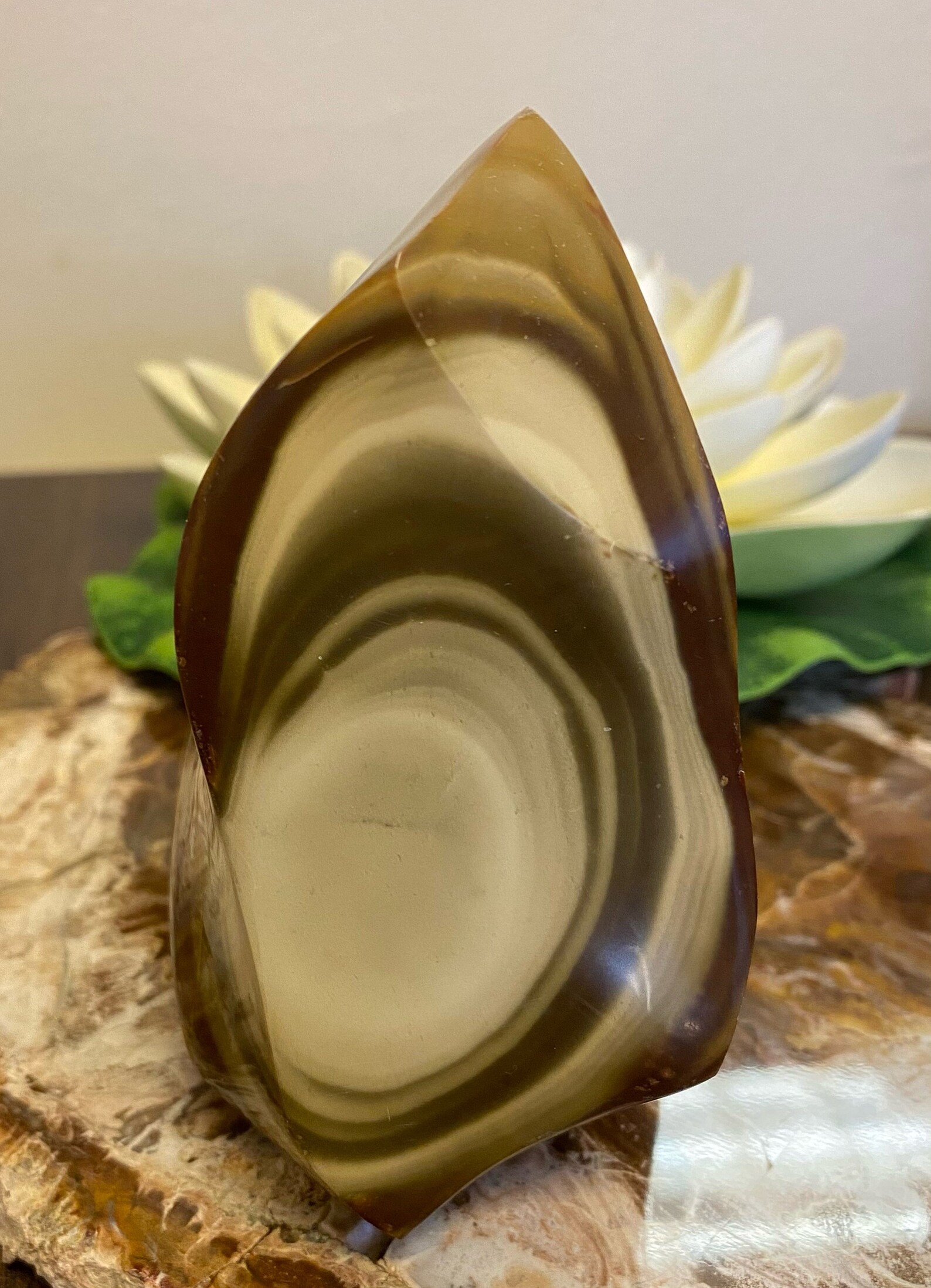 polychrome jasper ashtray