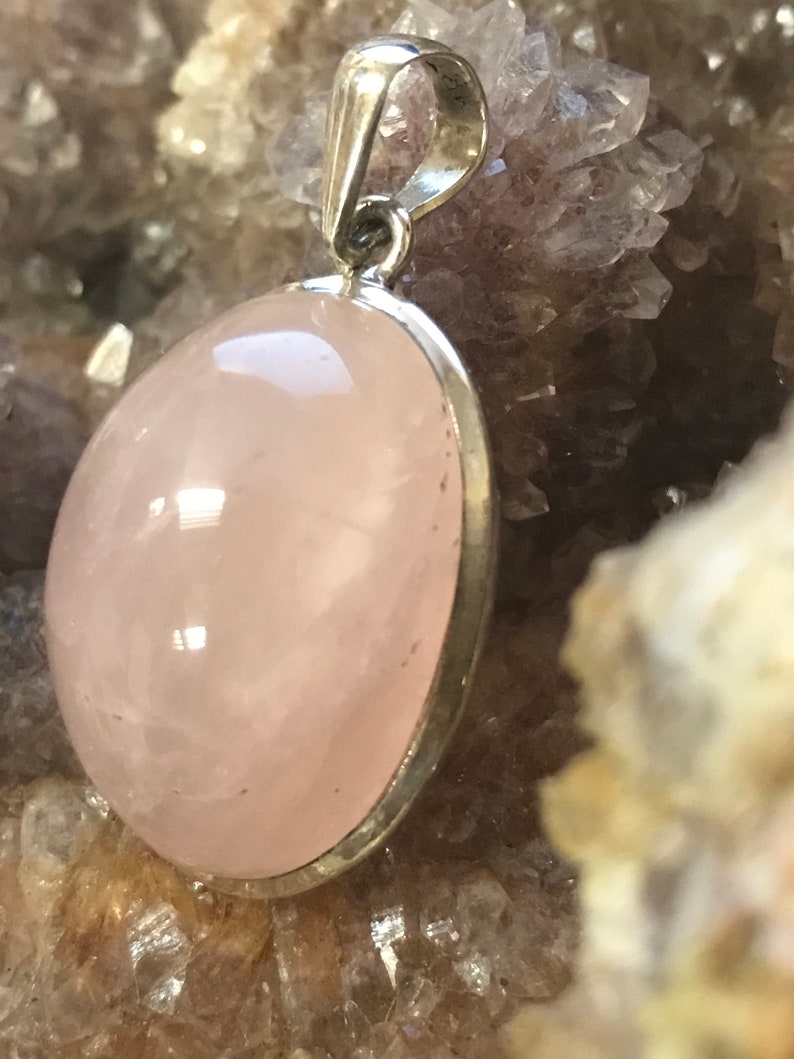 Rose Quartz Pendant P13D