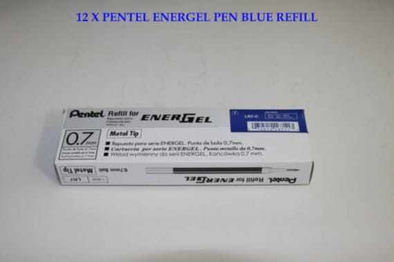 Blue Black Pentel Refill for ENERGEL Infree 0.4mm x 5 pieces Japan Import 