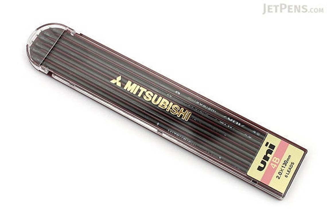 Uni Mitsubishi Lead Holder Lead2.0mm Refill Leadss Assorted Etsy