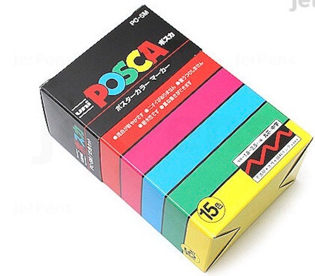 Buy Uni Posca PC-5M Paint Marker Medium Point 15 Color Box Set