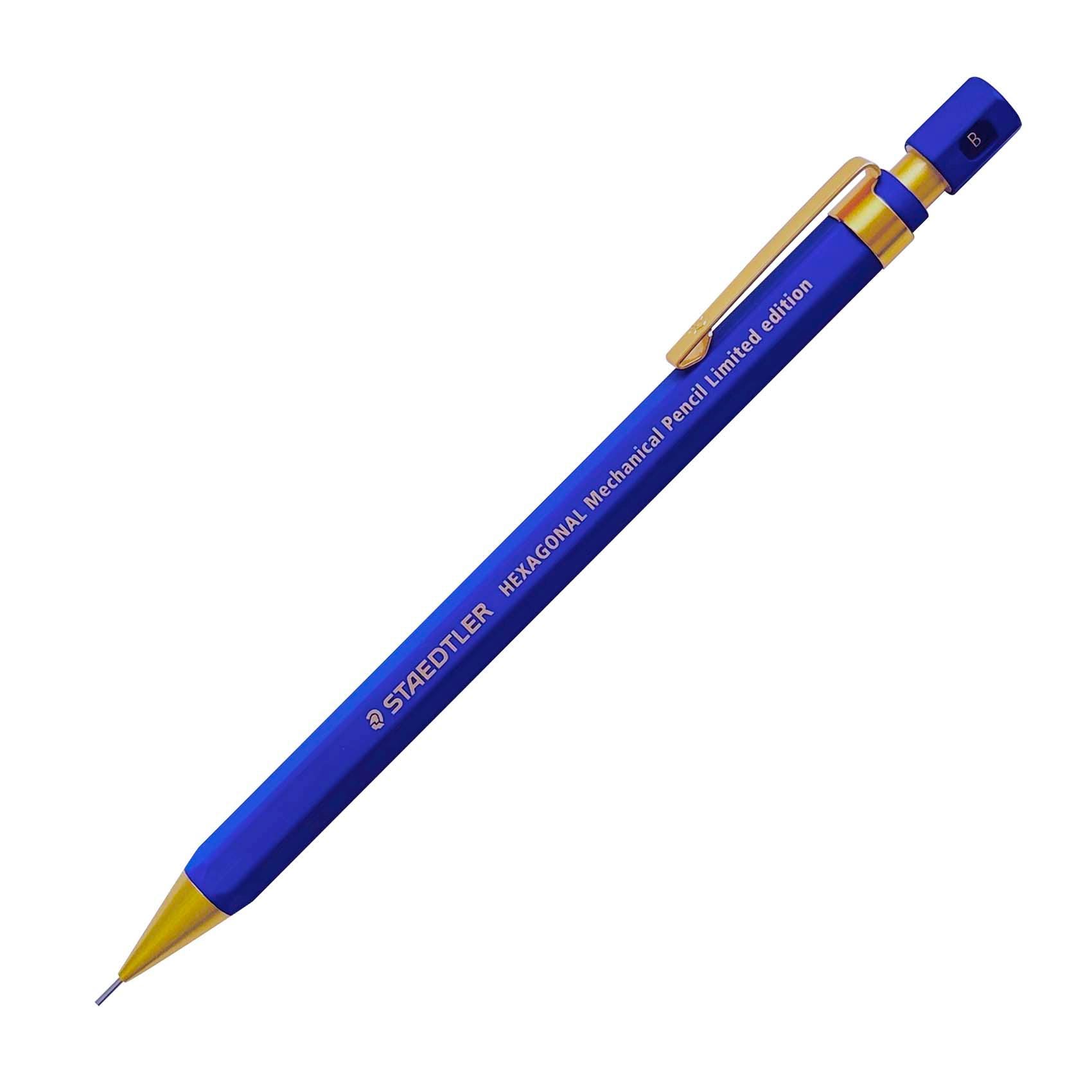 筆記具 STAEDTLER HEXAGONAL Limited edition ver1 Staedtler Hexagonal Mechanical Pencil - Blue - Limited