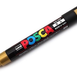 Uni Posca PC-5M verfmarker - medium punt - goud