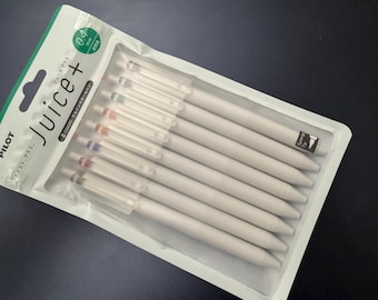 Pilot Gel Ballpoint Pen, Juice Plus, 0.4mm, 8 Color Set