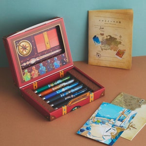 Pilot Juice Up x Narano Collab 6 pens + story + post card box set Limited Edition