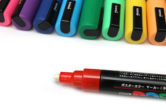 Uni Posca Marker Pens New Edition 54 Pen Set Carry Case Included