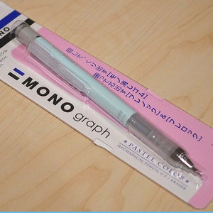Tombow Mono Graph Mechanical Pencil 0.5mm Pastel green color barrel