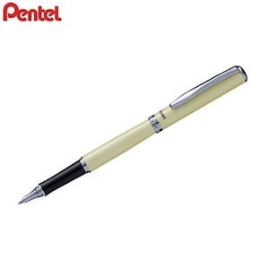 Pentel EnerGel Libretto Gel Pen - 0.7 mm Black INK, White BARREL