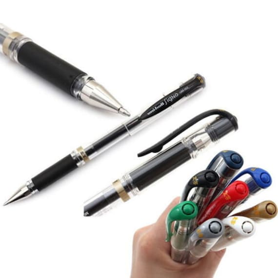Uni-Ball Signo Gel-Stift Broad Point – Goldtinte, 1,0 Mm | 3 Stifte Pro Packung | Japan-Import, Smooth Writing