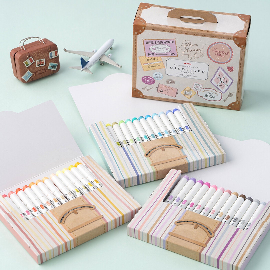 Buy Zebra Mildliner Highlighter Full 35 Colors Box Set NEW Set