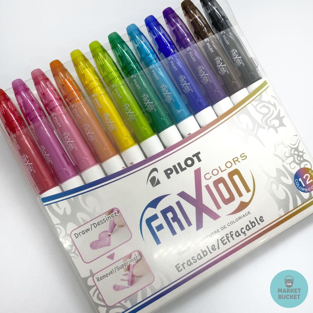 Frixion Erasable Pens Pilot FriXion Colors 12-Pack Erasable