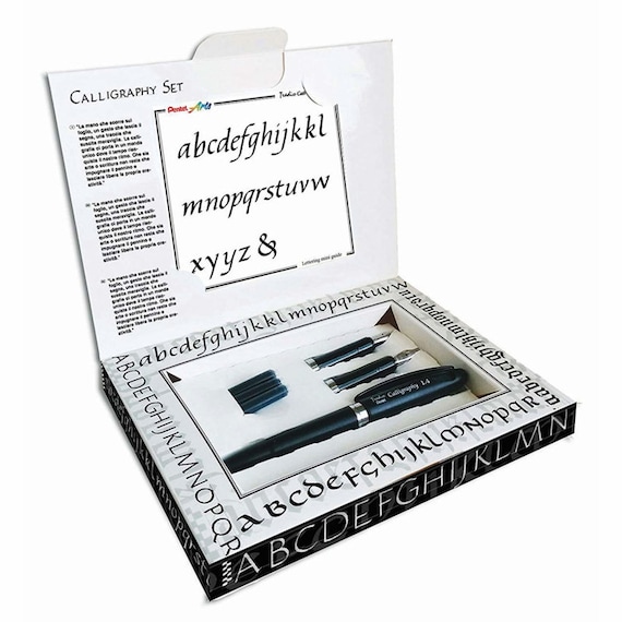 Teleurstelling schaak propeller Pentel Tradio Calligraphy Fountain Pen Gift Box Set - Etsy
