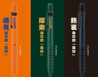 Pentel Smash Limited Edition Mechanical Pencil 0.5mm Q-1005 orange, dark green, dark blue.