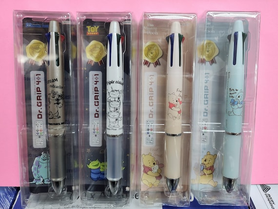 ディズニー パイロット ドクターグリップ マルチペン 4色＆色鉛筆 限定