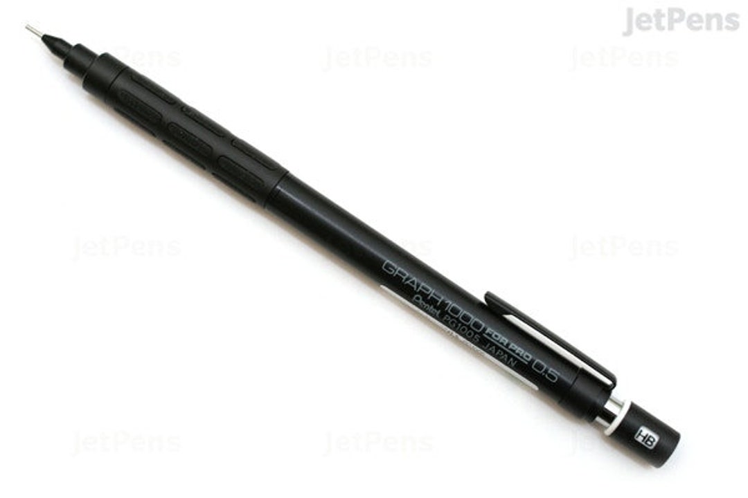 Pentel Graph 1000 0.5mm Pro Drafting Pencil Black Barrel Etsy
