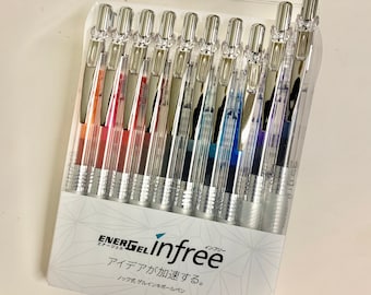 ぺんてる エナージェル インフリー オレンジ ジェルペン 0.4mm | BLN74
