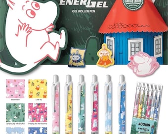 ムーミン×ぺんてる エナージェル ゲルペン 0.5mm 6本セット 限定版