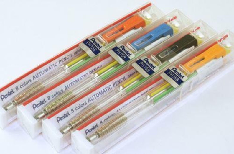 ONE DOZEN Pentel PH158 8 Colorsin1 Bible Highlighter Crayon Etsy Canada