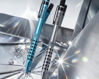 Pentel Smash Mechanical Pencil 0.5mm limited edition Diamond Metallic Colors Blue ,silver