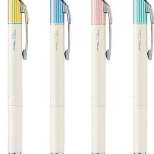 4 pennen NIEUW Pentel EnerGel CLENA 0,4 mm Limited Edition zwarte inkt Made in Japan