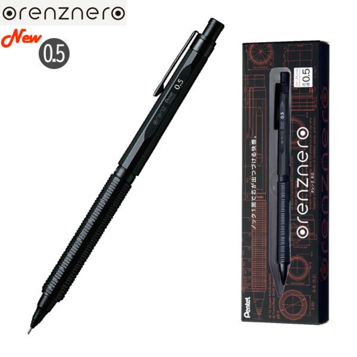 pentel orenz nero pentel orenz nero