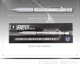 STAEDTLER REG 925 85-05 0.5mm mechanical pencil silver color
