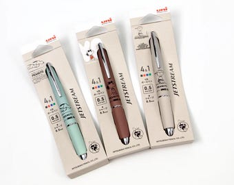 Snoopy Peanuts Mitsubishi Jetstream Multi Pen: 4 Color + Pencil