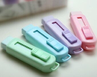 Staedtler PVC-free eraser with sliding plastic sleeves 4 pcs pastel set