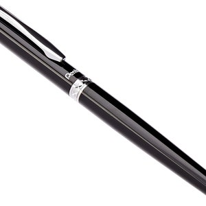 Pentel EnerGel Libretto Gel Pen - 0.7 mm Black INK, Black BARREL