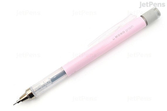 Tombow Mono Graph Mechanical Pencil 0.5mm Pastel Pink Color Barrel
