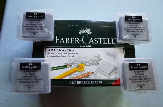 FABER CASTELL Kneadable Art Eraser Putty Rubber Correcting Charcoal Pencils