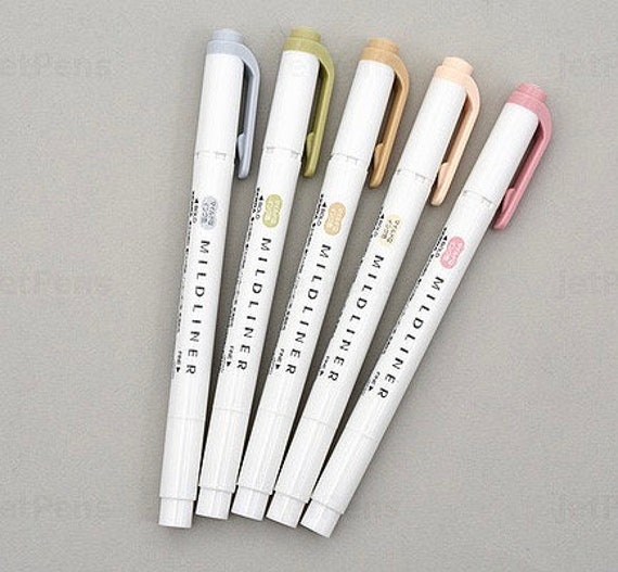 Mildliner Neutral Set Highlighters and 2 ClickArt Markers 10-Count
