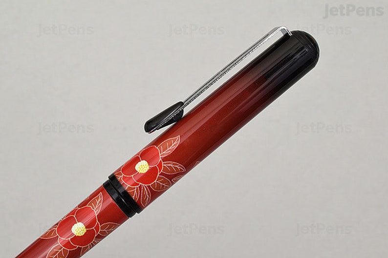 Pentel Refillable Calligraphy Pocket Brush Pen limited edition Camellia Wrap image 4