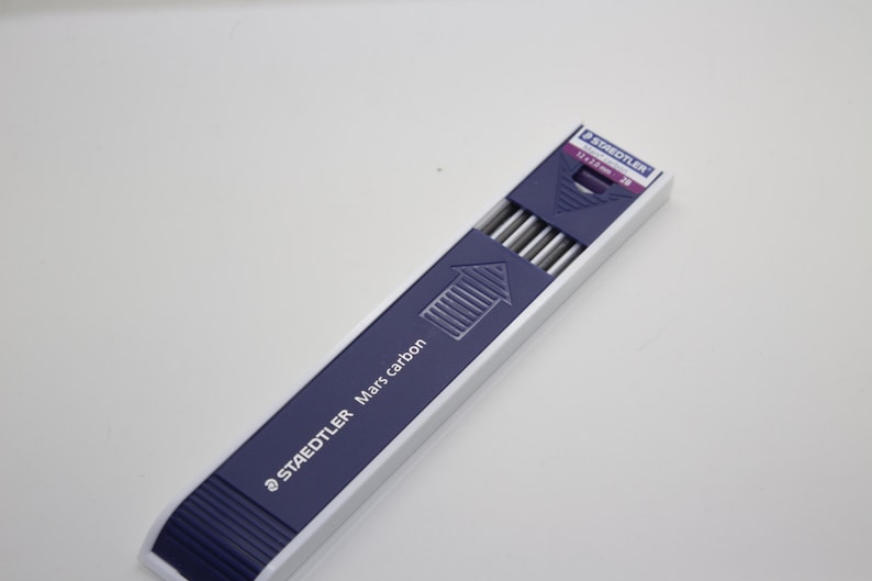 STAEDTLER Mars Carbon 12 X 2.0 Mm 200 Drafting Pencil Refill Etsy