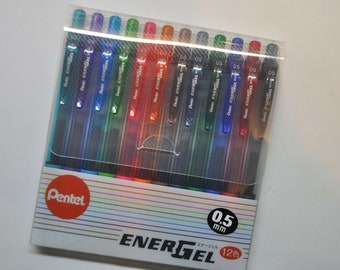 Pentel EnerGel-X Tintenroller 0,5 mm 12-teiliges Farbset