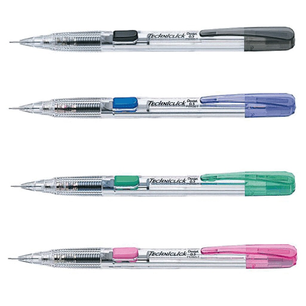 Pentel Graphic 600 – Portamine Meccanico HB 0,5 Mm In Metallo Con Clip (Grigio)