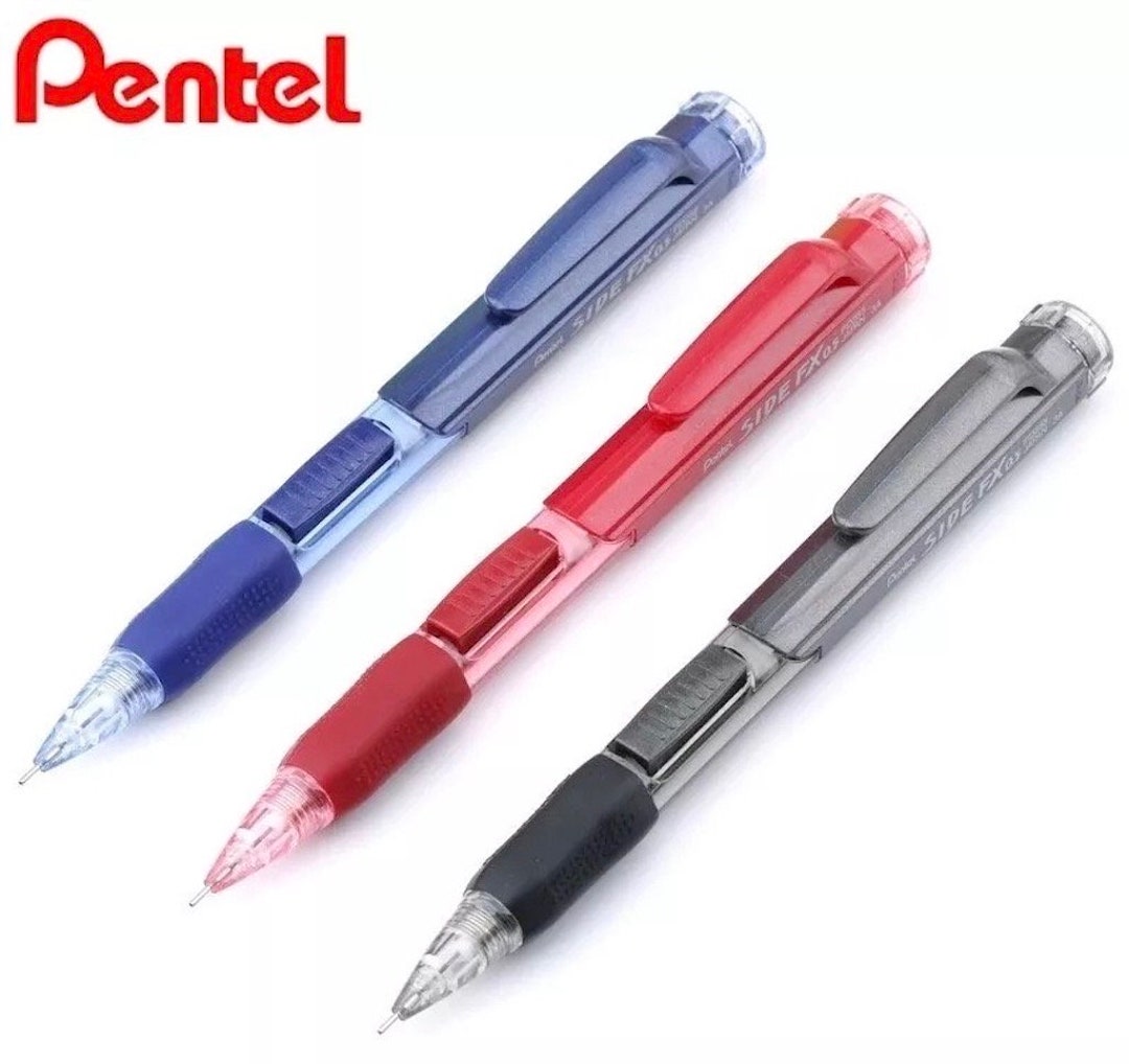 Pentel SIDE FX 0.5 PD255 Automatic Pencils 3 Classical Color Set
