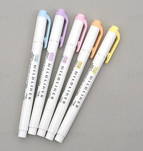 Limited Edition Full 35 Colors Zebra Mildliner Highlighter Double-sided  Highlighter Pen Set Japanese Pens Study School Supplies 