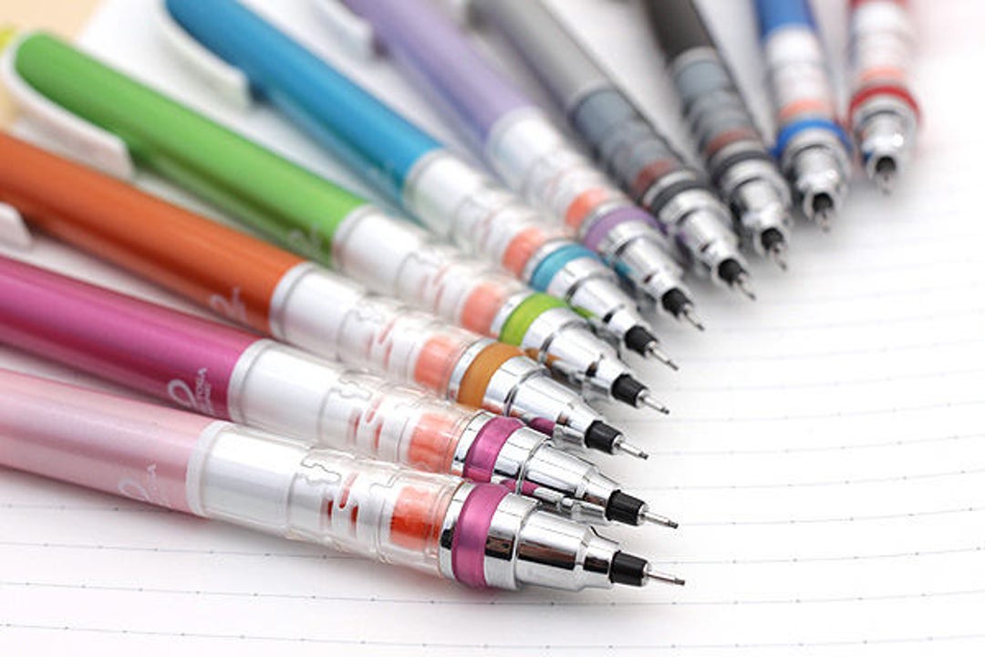 Uni Kuru Toga Auto Lead Rotation Mechanical Pencil 0.5 Mm Assort Colors