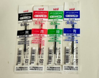 Mitsubishi UNI Jetstream 4&1 Metal 4 Color  pen refill 4 pcs.