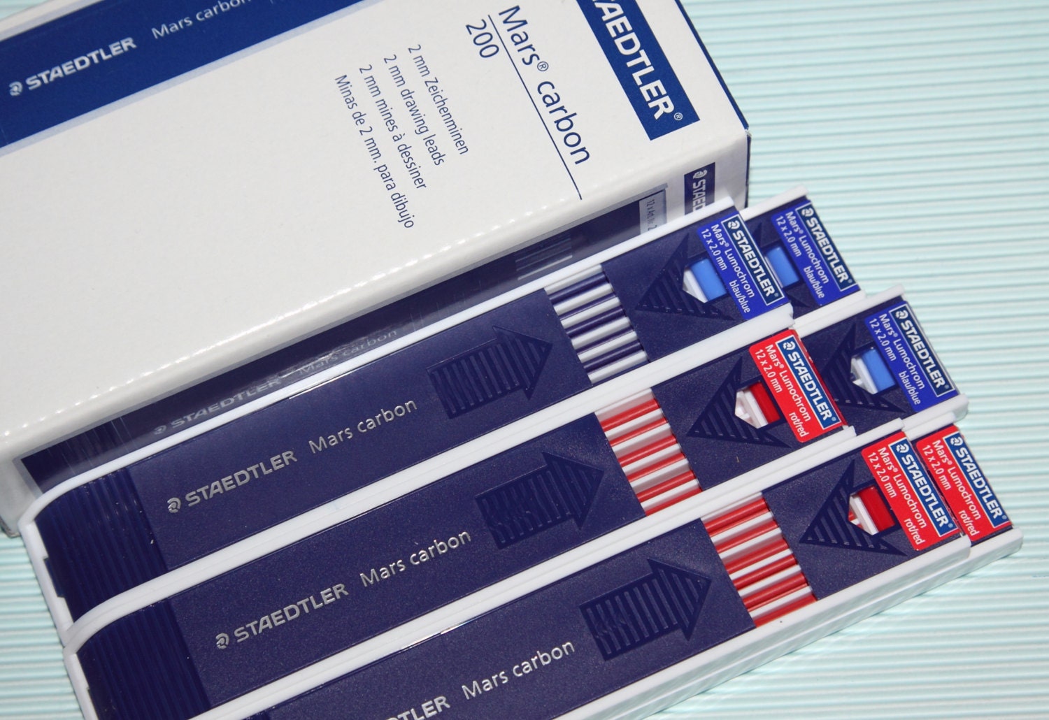 Staedtler Mars Carbon 12 x 2.0 mm 200 Drafting Pencil refill Lead…