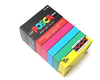  POSCA Colouring - PC-5M Full Spectrum Set of 16 - in 2 Gift  Boxes : Arts, Crafts & Sewing