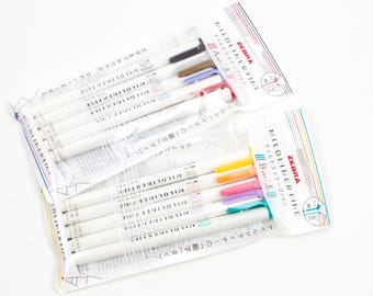 ZEBRA Mildliner Fine Tip, 0.5mm slim  Double Tip 5-Pen Set