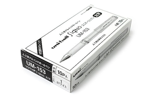 Uni Uni-ball Signo Broad UM-153 Gel - White