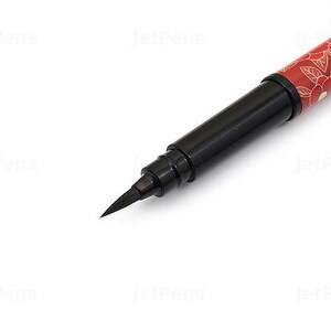 Pentel Refillable Calligraphy Pocket Brush Pen limited edition Camellia Wrap image 2