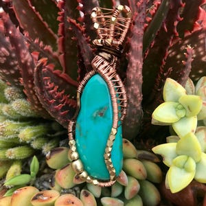 Truth Seeker Turquoise Wire Wrap image 3